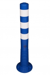 Flexibler Absperrpfosten "Flexipfosten Eco" Ø 80 mm, blau, überfahrbar